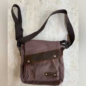 AUGUR Messenger Bag Canvas Shoulder Bag Crossbody Bag Shortrip Travel Bag